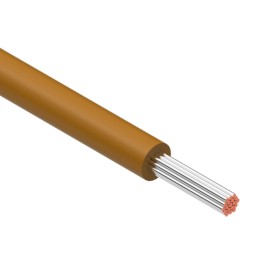 1 pcs : 30-02550 - HOOK-UP STRND 18AWG BROWN 16.40'