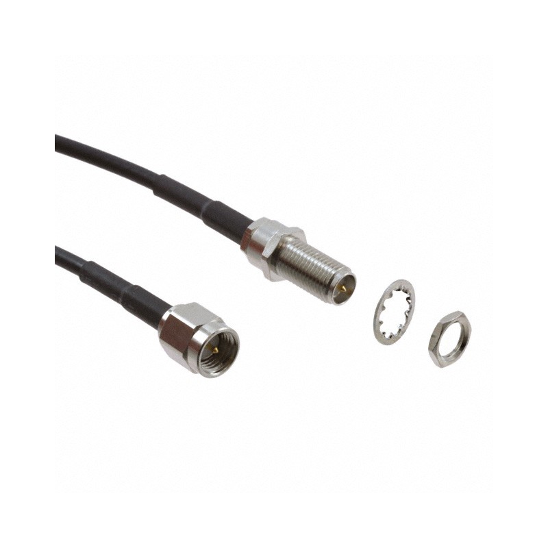 1 pcs : CSA-SMAM-216-RSFB - CBL ASSY SMA JACK TO PLUG 8.5'