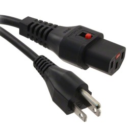 1 pcs : IL13-US1-SVT-3100-183 - CORD 18AWG NEMA5-15P - IEC320 6'