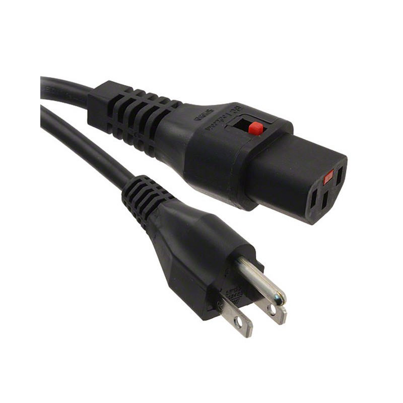 1 pcs : IL13-US1-SVT-3100-183 - CORD 18AWG NEMA5-15P - IEC320 6'