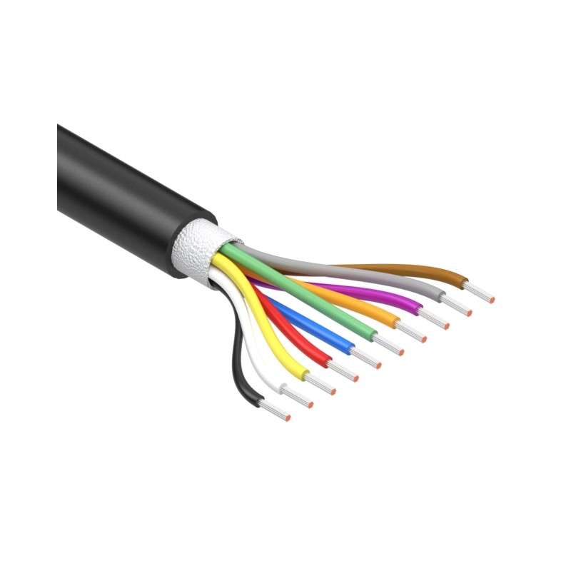 1 pcs : 30-01967 - CABLE 10COND 24AWG BLACK 1M