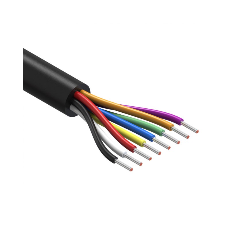 1 pcs : 30-01319 - CABLE 8COND 26AWG BLACK 5M