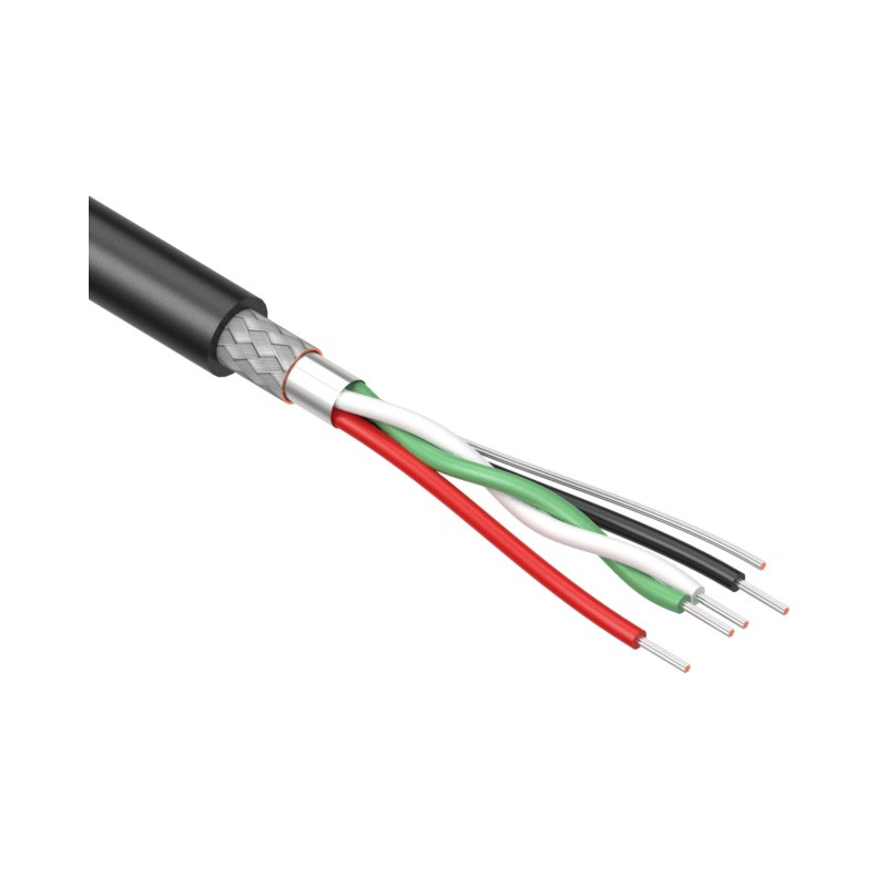 1 pcs : 30-00088 - CABLE 4COND 28AWG BLACK SHLD 5M