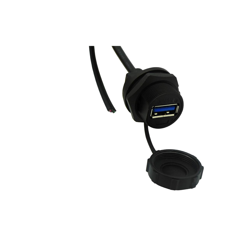 1 pcs : 67U3BD-006-K - CBL A RCPT TO OPEN W/COUPL 6'