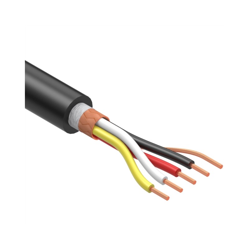 1 pcs : 30-00915 - CABLE 4COND 18AWG BLACK SHLD 1M