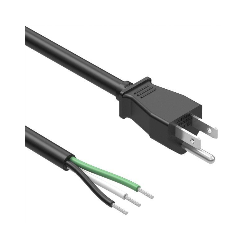 1 pcs : 11-00122 - CORD 14AWG NEMA5-15P - CBL 9.84'