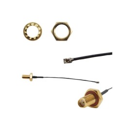 1 pcs : ASMGAL010XC137S11 - CBL ASSY SMA-MHF4 JCK-PLG 3.937'