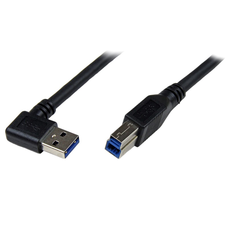 1 pcs : USB3SAB1MRA - 1M USB 3 CABLE RIGHT ANGLE BK