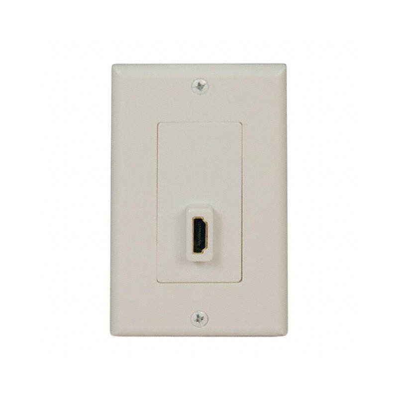 1 pcs : P166-001-P - HDMI PASS-THROUGH WALLPLATE