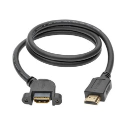 1 pcs : P569-003-MF-APM - CABLE F-M HDMI-A PNL MT 3' SHLD