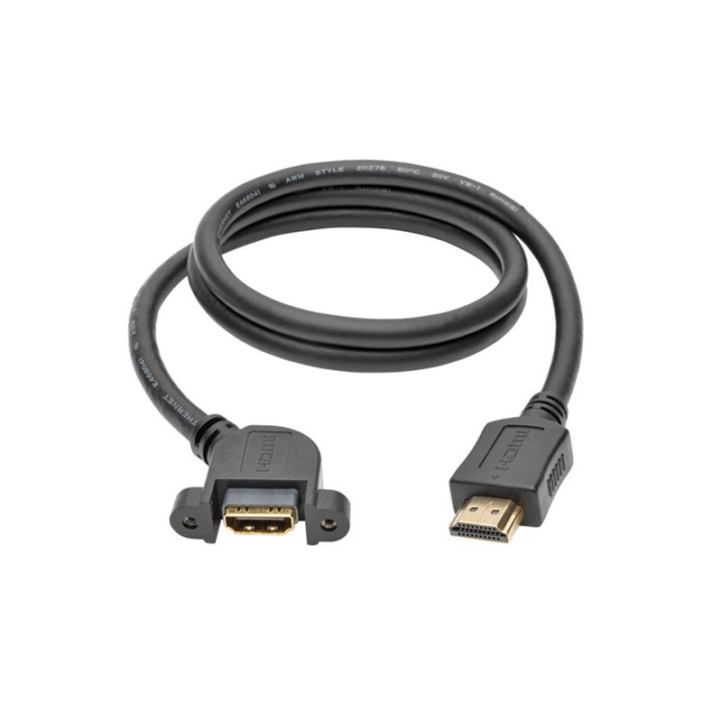 1 pcs : P569-003-MF-APM - CABLE F-M HDMI-A PNL MT 3' SHLD