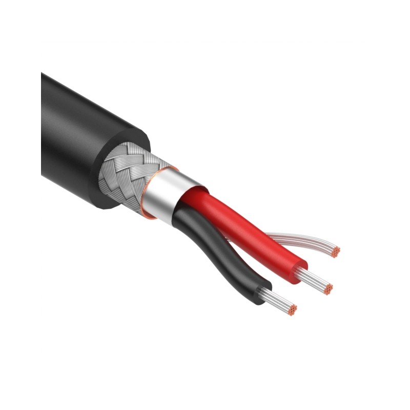 1 pcs : 30-01565 - CABLE 2COND 28AWG BLACK SHLD 5M