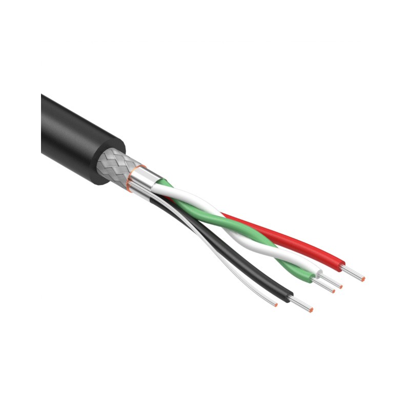 1 pcs : 30-00872 - CABLE 4COND 26AWG/28AWG BLACK 5M