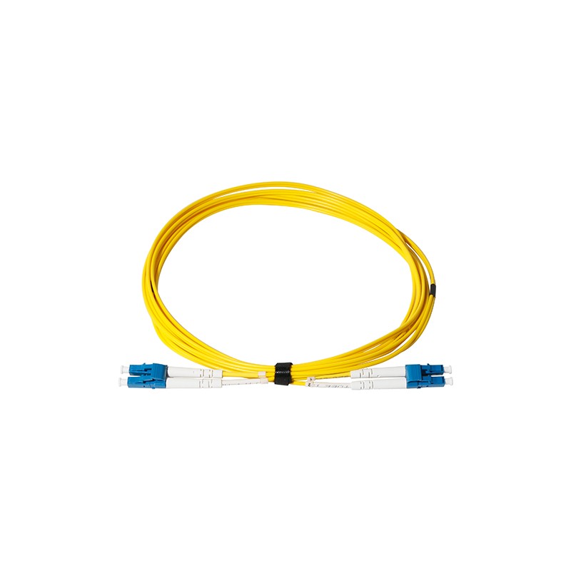 1 pcs : ADT-PC-2LC-SMA1DX-RYL-3M - LC-LC SM Duplex Fiber Jumper 3M