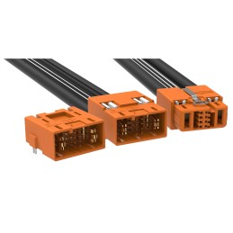 1 pcs : 2332799-2 - CABLE ASSY 0.630' 2POS F-M