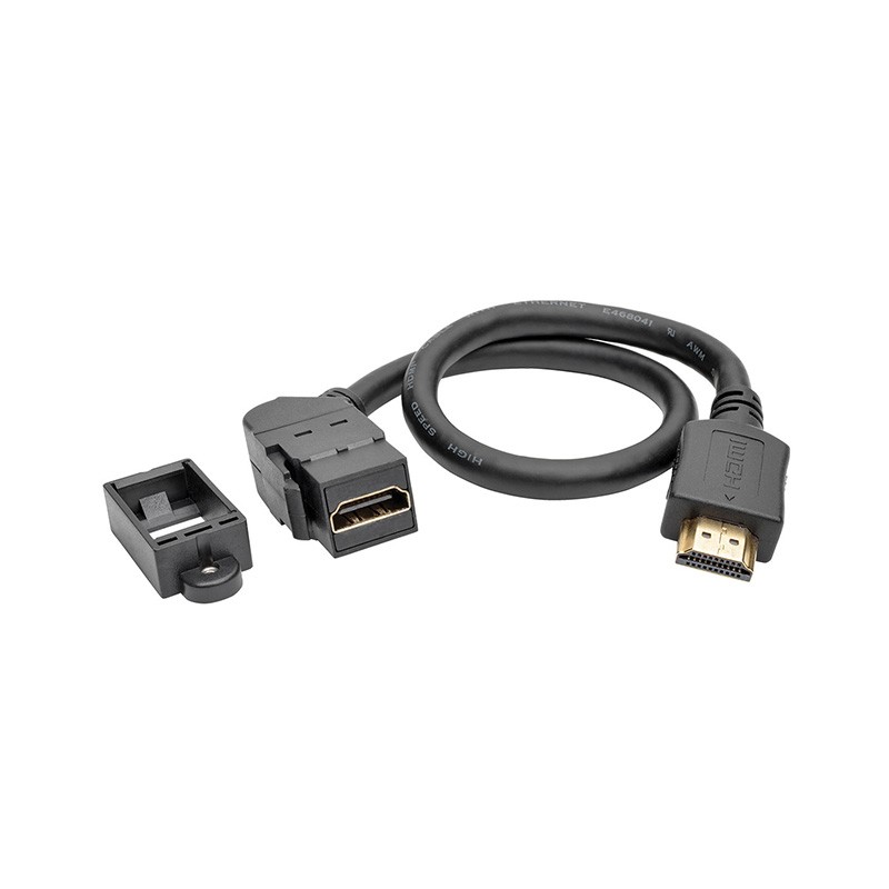 1 pcs : P162-001-KPA-BK - CABLE F-M HDMI-A 1' SHLD