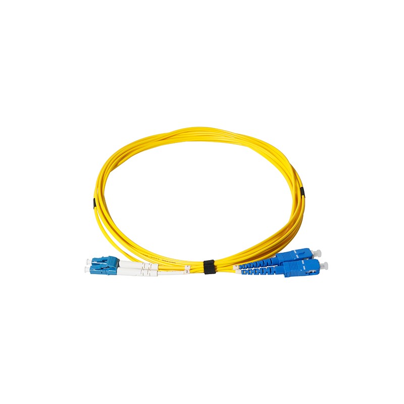 1 pcs : ADT-PC-LCSC-SMA1DX-RYL-3M - LC-SC SM Duplex Fiber Jumper 3M
