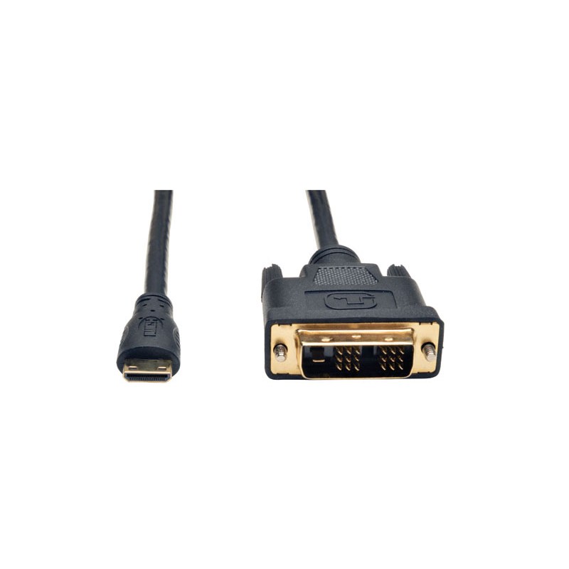 1 pcs : P566-003-MINI - CBL HDMI-C M TO DVI-D SGL M 3'