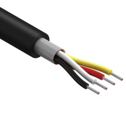 1 pcs : 30-00490 - CABLE 4COND 32AWG BLACK SHLD 5M