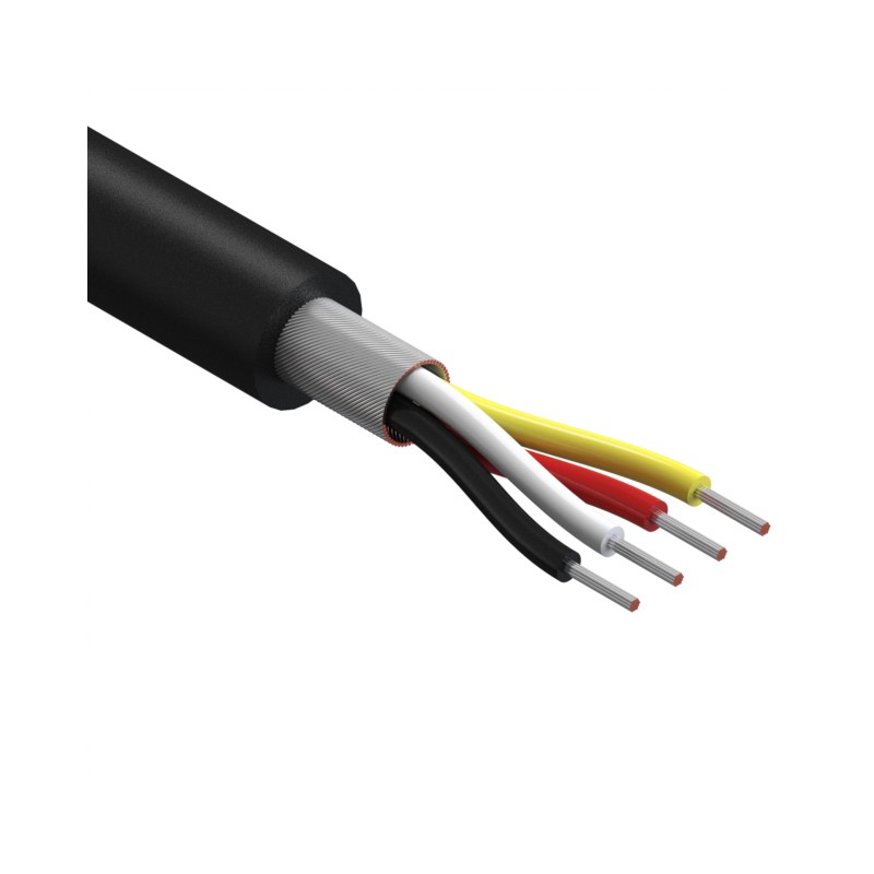 1 pcs : 30-00490 - CABLE 4COND 32AWG BLACK SHLD 5M