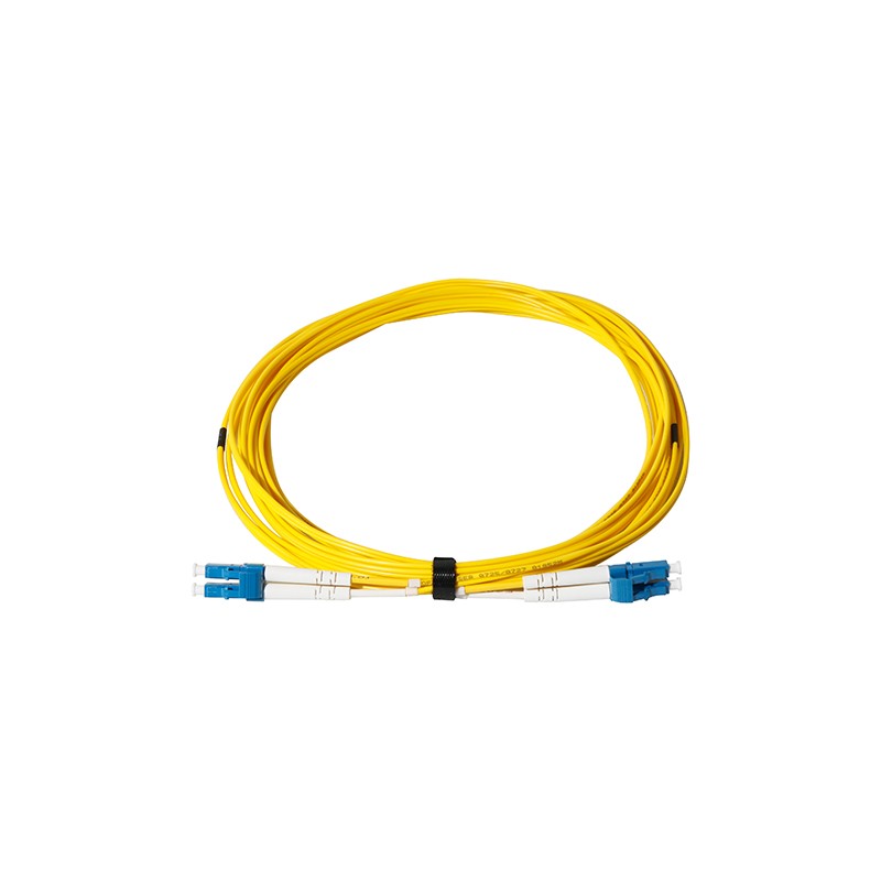 1 pcs : ADT-PC-2LC-SMA1DX-RYL-5M - LC-LC SM Duplex Fiber Jumper 5M