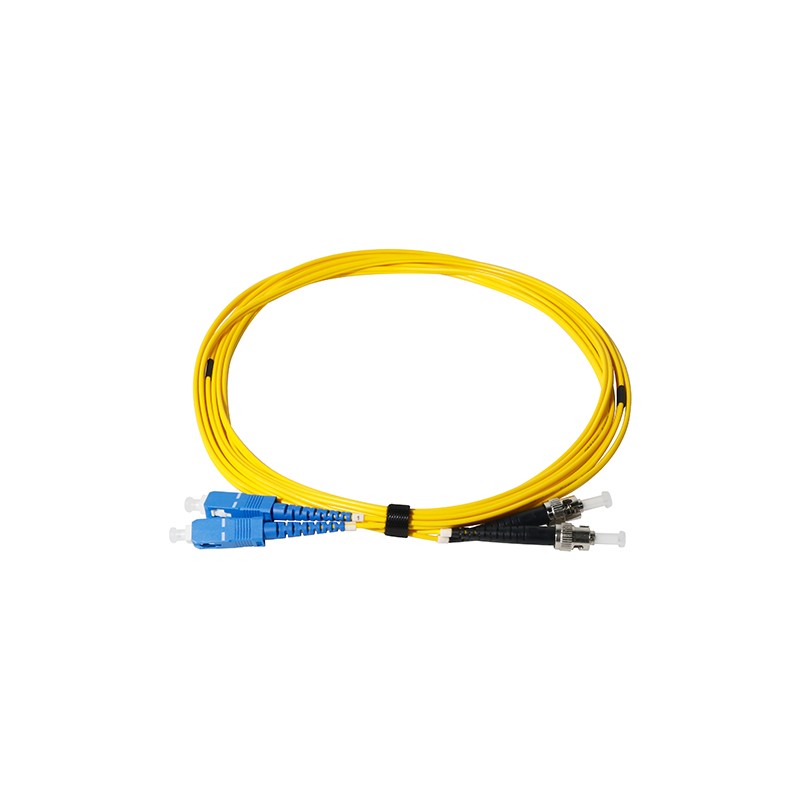 1 pcs : ADT-PC-SCST-SMA1DX-RYL-3M - SC-ST SM Duplex Fiber Jumper 3M