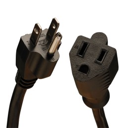 1 pcs : P024-015-13A - CORD 16AWG NEMA5-15P - 5-15R 15'