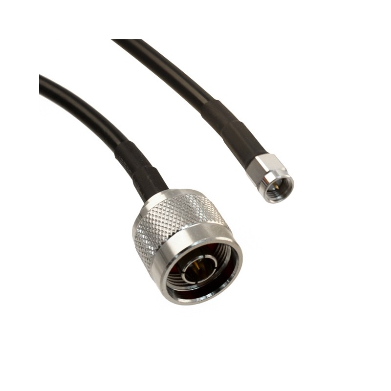 1 pcs : C58LL-SMAM-2438-NM - CBL ASSY SMA-NTYPE PLUG-PLUG 8'