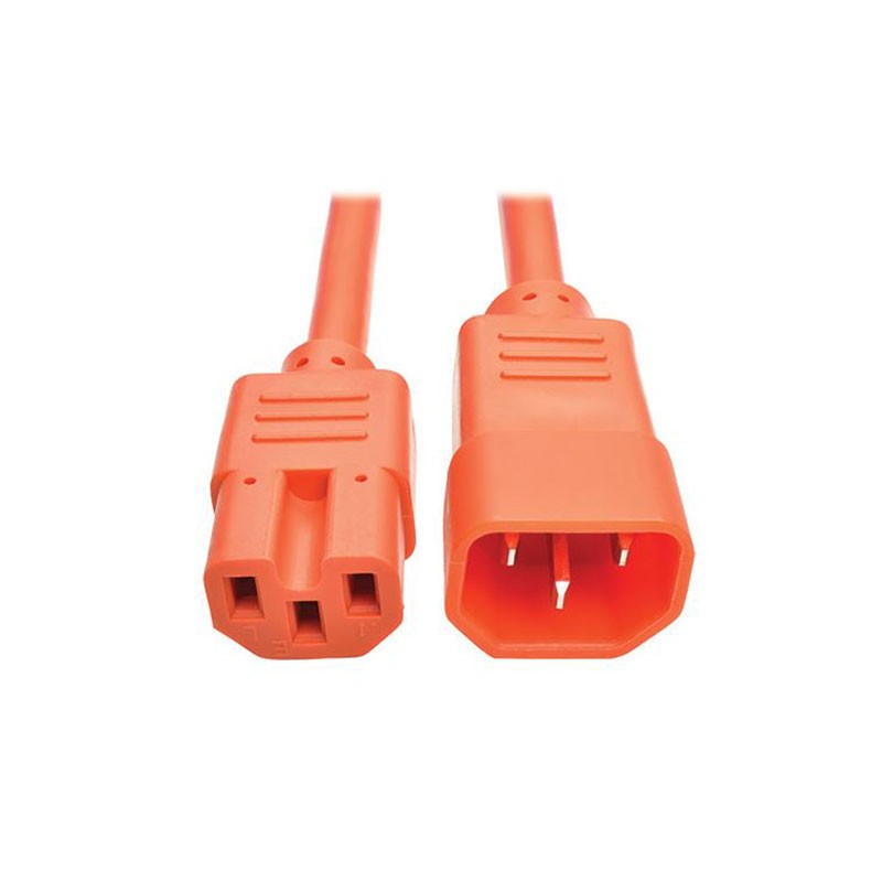 1 pcs : P018-003-AOR - CORD 14AWG IEC320C14 - 320C15 3'