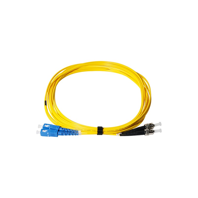 1 pcs : ADT-PC-SCST-SMA1DX-RYL-5M - SC-ST SM Duplex Fiber Jumper 5M