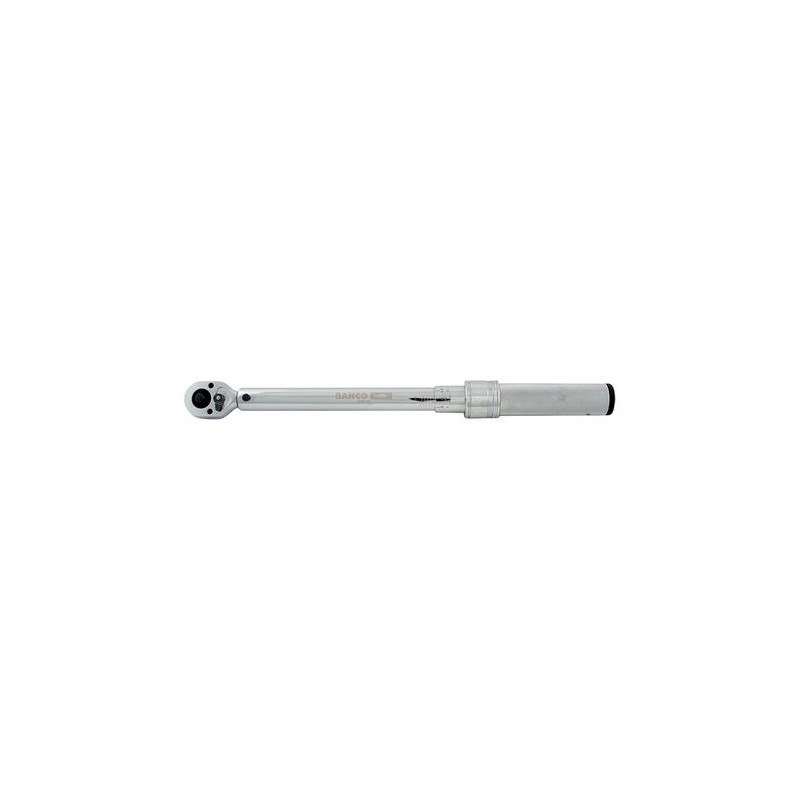 1 pcs - Bahco Click Torque Wrench, 100 - 500Nm, 3/4 in Drive, Square Drive - RS Calibrated