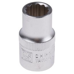 1 pcs - RS PRO 1/2 in Drive 12mm Standard Socket, 12 point