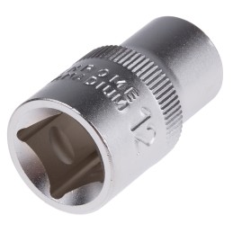 1 pcs - RS PRO 1/2 in Drive 12mm Standard Socket, 12 point