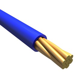 1 Reel of 30 M - Alpha Wire EcoWire Series Blue 0.08 mm² Hook Up Wire, 28 AWG, 7/0.12 mm, 30m, MPPE Insulation