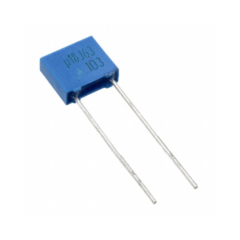 1 pcs : B32529C0184J289 - CAP FILM 0.18UF 5% 63VDC RADIAL