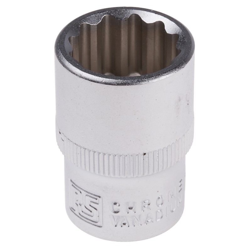 1 pcs - RS PRO 1/2 in Drive 18mm Standard Socket, 12 point