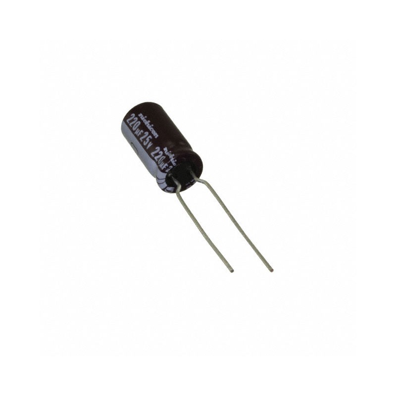 1 pcs : UPM1E221MPD1TA - CAP ALUM 220UF 20% 25V RADIAL