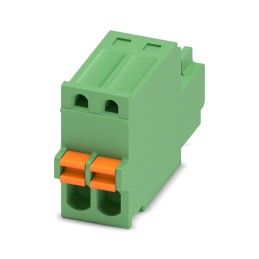 5 pcs - Phoenix Contact 2.5mm Pitch 2 Way Pluggable Terminal Block, Plug, Cable Mount, Spring Cage Termination