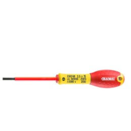 1 pcs - Expert by Facom Slotted Insulated Screwdriver, 5 mm, Slotted Head 3 mm Tip, VDE/1000V
