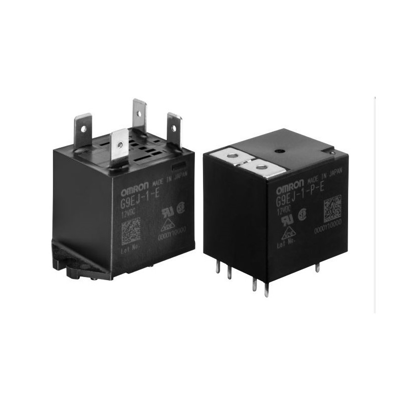 2 pcs - Omron Plunger Microswitch, PCB Terminal, 15A at 250Vac VA, 600mA at 125Vdc VA, SPST, IP40