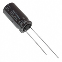 1 pcs : UPJ1E471MPD - CAP ALUM 470UF 20% 25V RADIAL