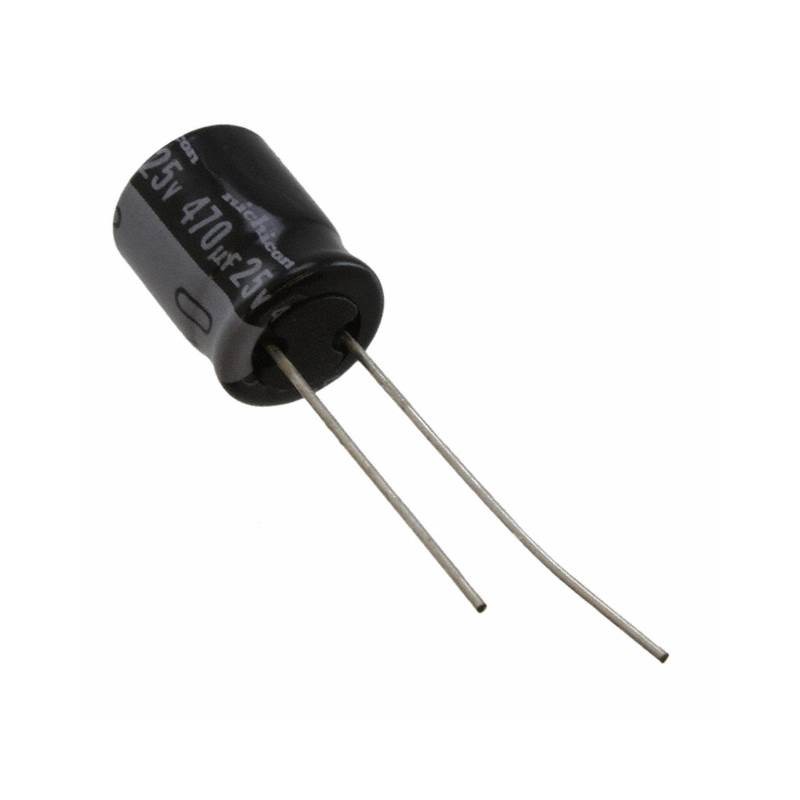 1 pcs : UVR1E471MPD - CAP ALUM 470UF 20% 25V RADIAL