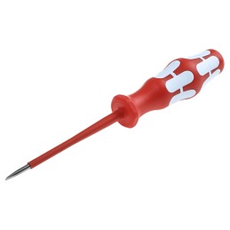 1 pcs - Wera Slotted Insulated Screwdriver, 3 x 0.5 mm Tip, 80 mm Blade, VDE/1000V, 161 mm Overall