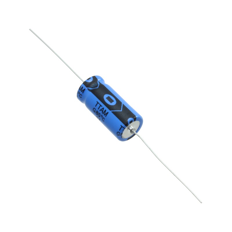 1 pcs : 474TTA100M - CAP ALUM 0.47UF 20% 100V AXIAL