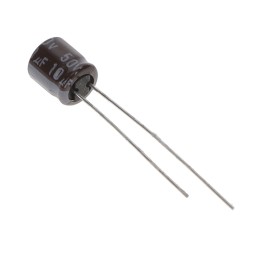 1 pcs : EKMA500ETD100MF07D - CAP ALUM 10UF 20% 50V RADIAL
