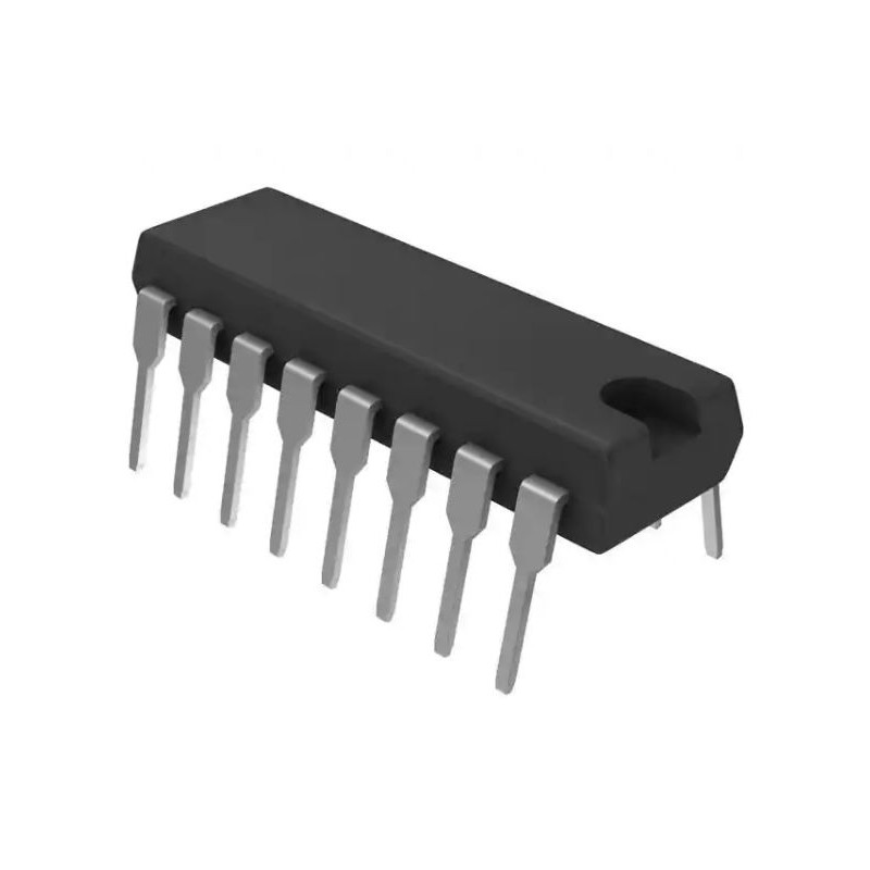 2 pcs - Vishay, ILQ620GB Phototransistor Output Optocoupler, Through Hole, 16-Pin DIP