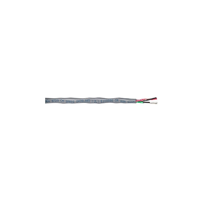 1 Reel of 304 M - Belden Twisted Pair Data Cable, 2 Pairs, 0.23 mm², 4 Cores, 24 AWG, Screened, 304m, Chrome Sheath