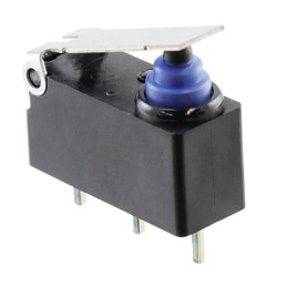 2 pcs - Omron Hinge Lever Microswitch, PCB Straight Terminal, 2 A, SPDT, IP67