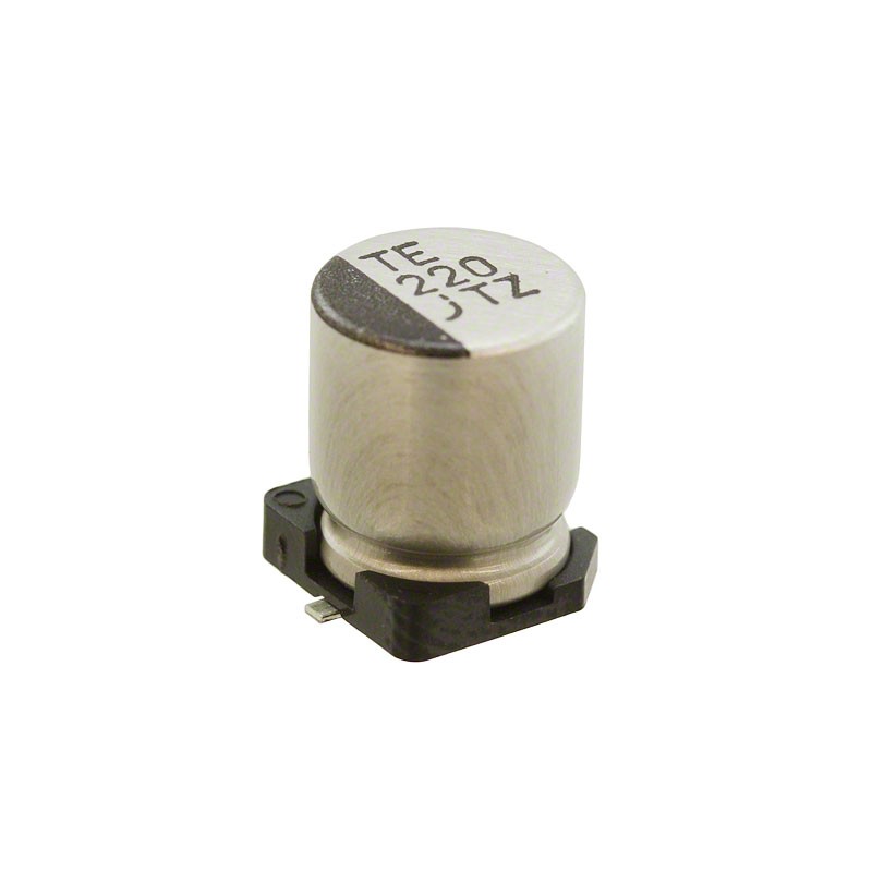 1 pcs : 10TZV220M6.3X8 - CAP ALUM 220UF 20% 10V SMD