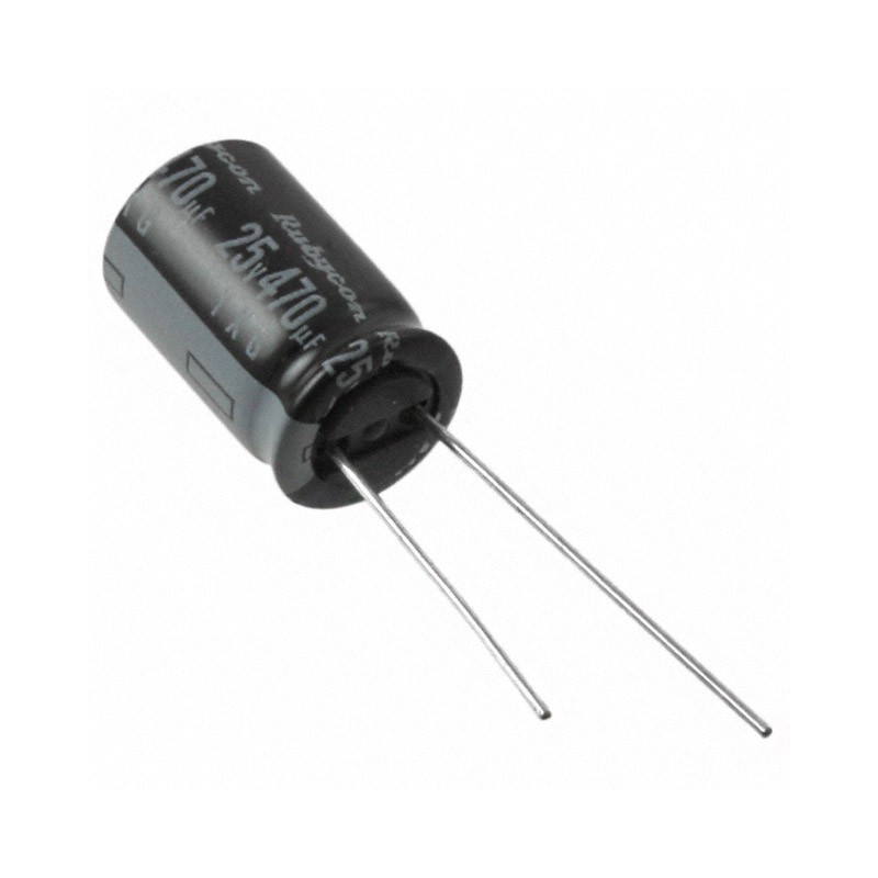 1 pcs : 25YXG470MEFC10X16 - CAP ALUM 470UF 20% 25V RADIAL